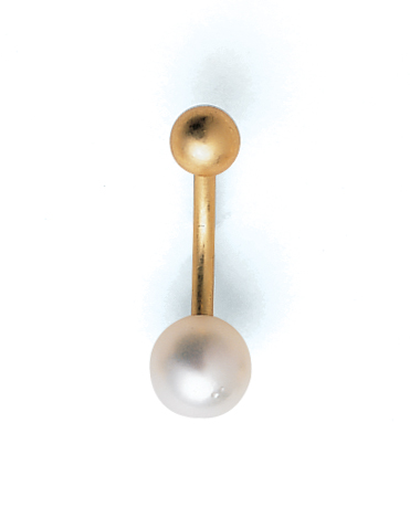 Bauchnabelpiercing, Gold
